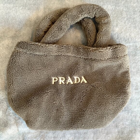 Prada Handbags - Prada GWP Gray Teddy Tote